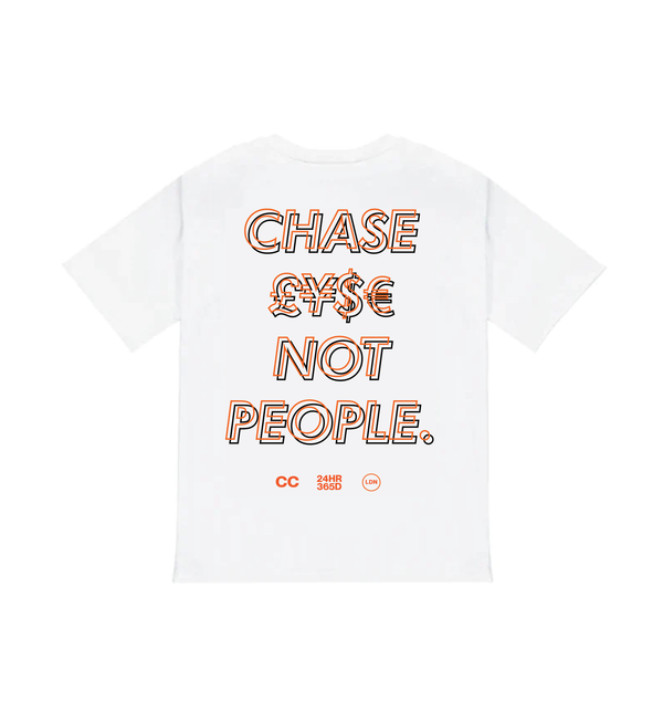 Flamingo - Chase £¥$€ Not People T-Shirt White