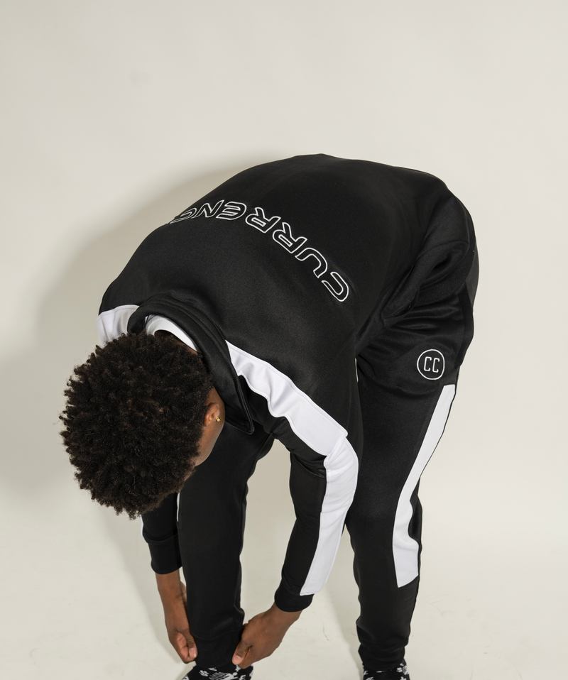 Currency Chaser Racer Tracksuit Black