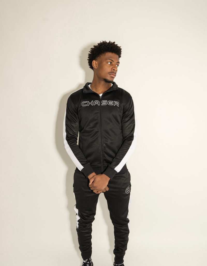 Currency Chaser Racer Tracksuit Black