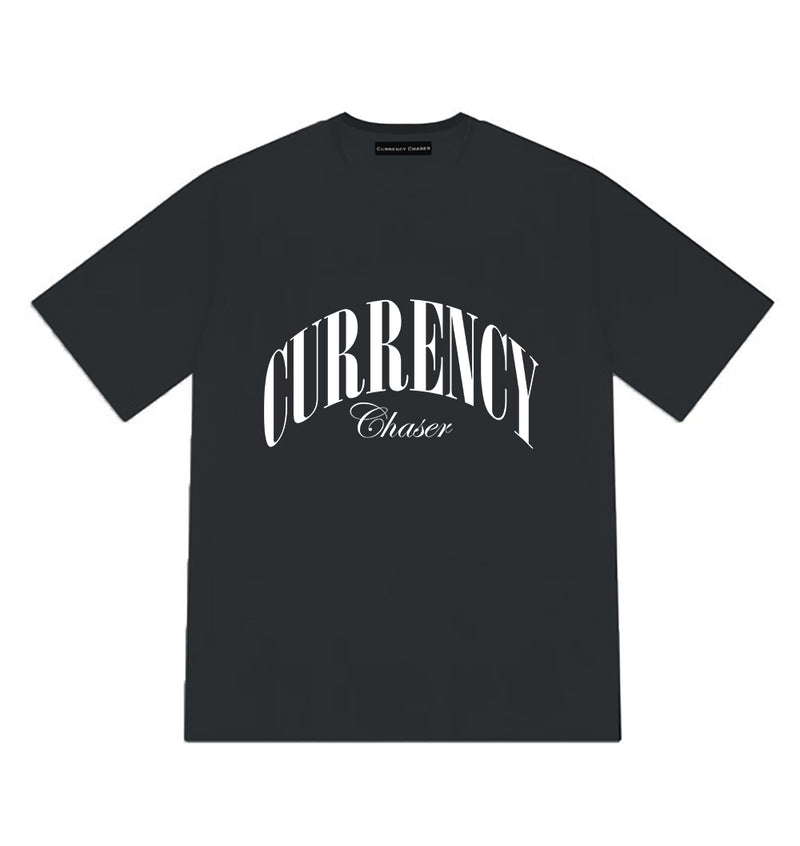 Currency Affair Oversized Fit T-Shirt Charcoal Grey