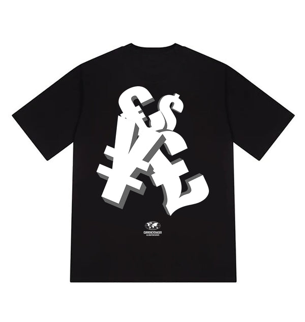 Currency Affair Oversized Fit T-Shirt Black