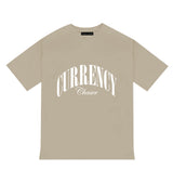 Currency Affair Oversized Fit T-Shirt Beige